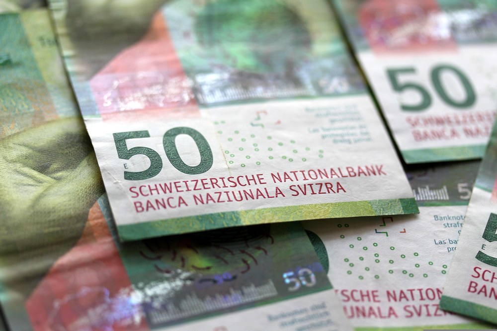 Banknoty franka szwajcarskiego (CHF)